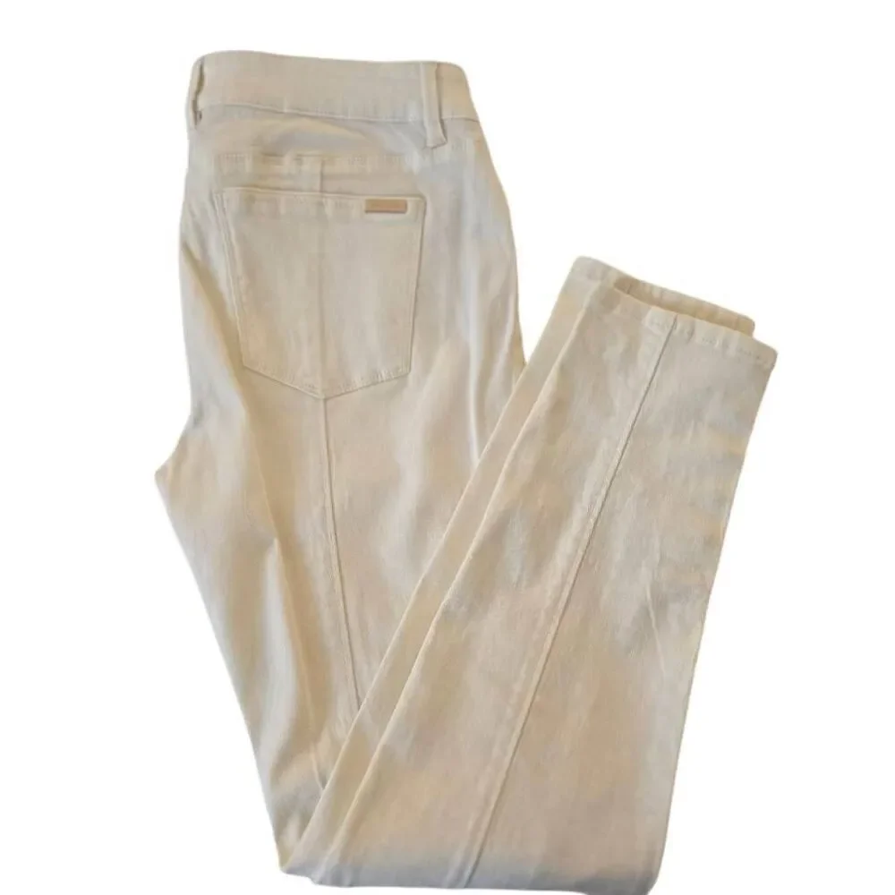 White House Black Market Womens Low Rise The Skimmer Ankle Jeans White Size 4 - Picture 5 of 16